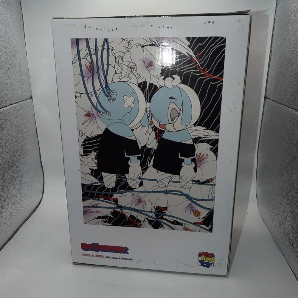 MEDICOM TOY BE@RBRICK Aruta Soup Mordern Art Graffiti 100％‎ & 400％ Open Box